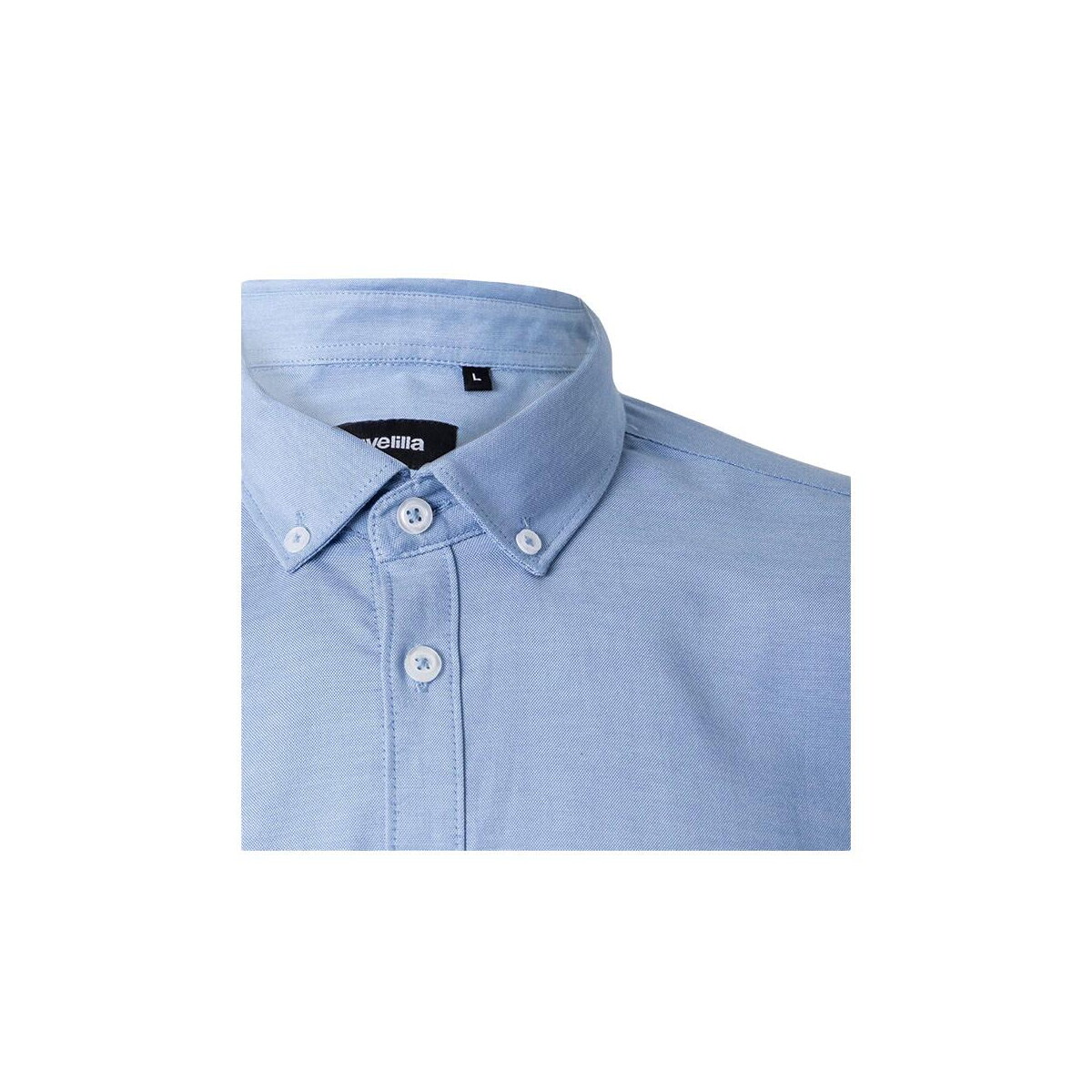 Koszule z logo – vl prithvi man. męska koszula oxford (180 g/m²) z bawełny (50%), poliestru (45%) i elastanu (5%) 36159_104-f VL PRITHVI MAN. Męska koszula Oxford (180 g/m²) z bawełny (50%), poliestru (45%) i elastanu (5%) 36159_104-f