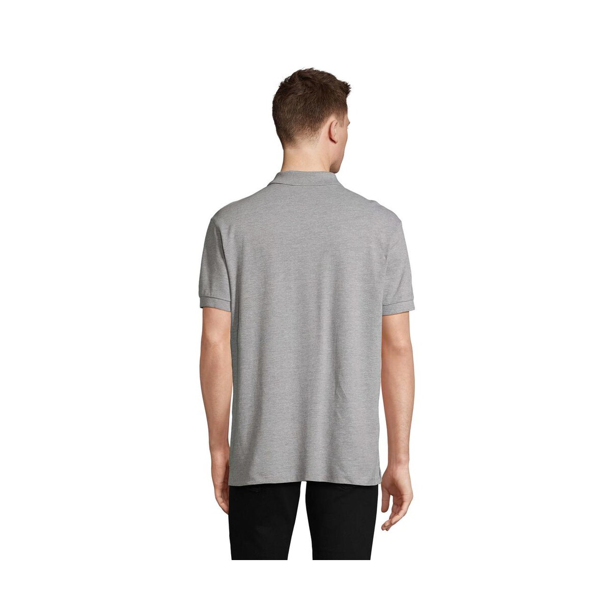 Koszulki polo z logo – pacific men polo pacific s04439-gy-back PACIFIC MEN POLO PACIFIC s04439-gy-back