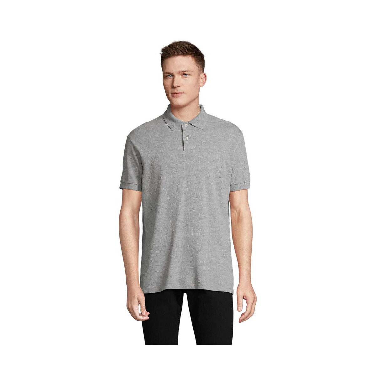Koszulki polo z logo – pacific men polo pacific s04439-gy PACIFIC MEN POLO PACIFIC s04439-gy