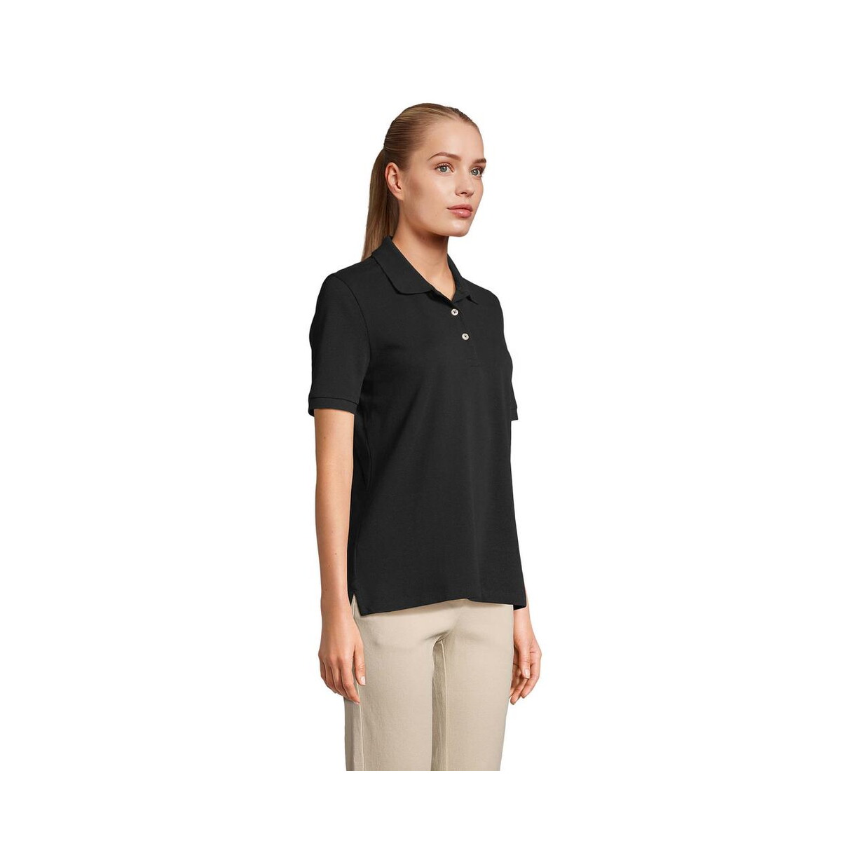 Koszulki polo z logo – pacific women polo pacific women s04440-bk-side PACIFIC WOMEN POLO PACIFIC WOMEN s04440-bk-side