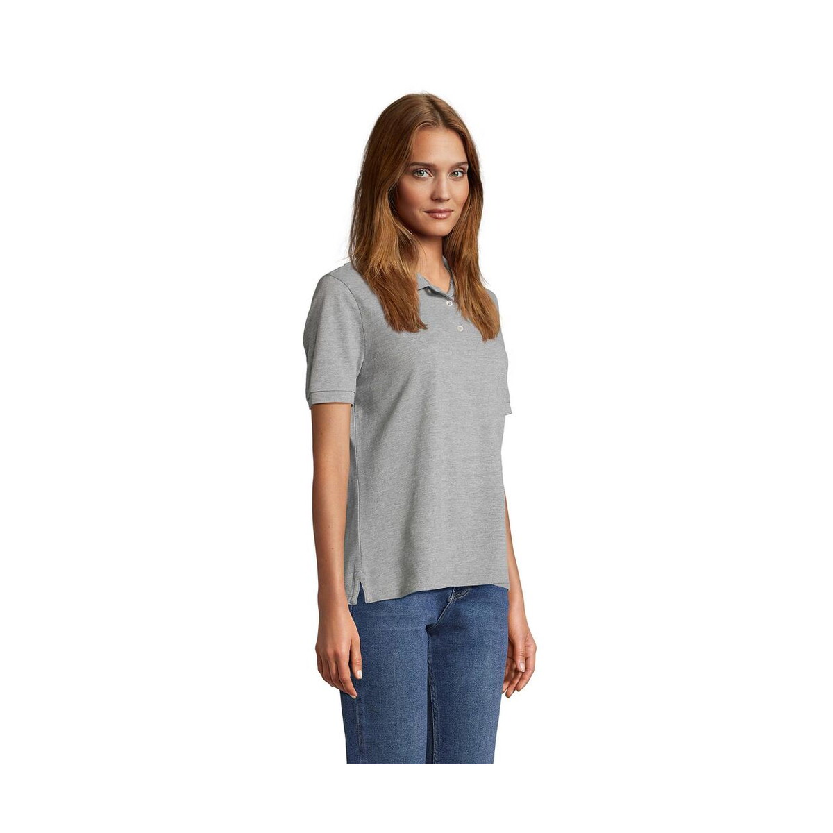 Koszulki polo z logo – pacific women polo pacific women s04440-gy-side PACIFIC WOMEN POLO PACIFIC WOMEN s04440-gy-side