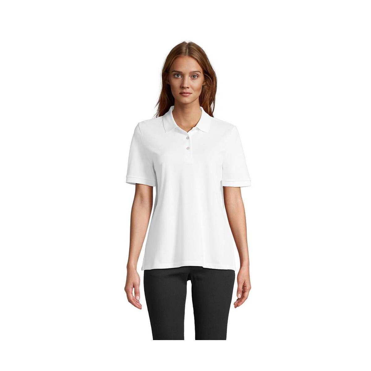 Koszulki polo z logo – pacific women polo pacific women s04440-wh PACIFIC WOMEN POLO PACIFIC WOMEN s04440-wh
