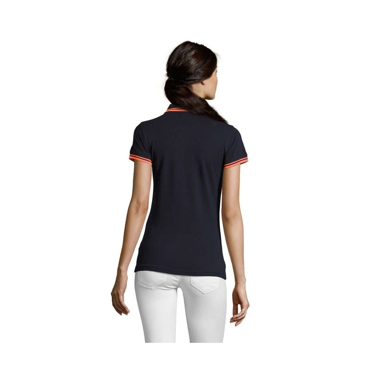 Koszulki polo z logo – pasadena damskie polo 200g pasadena women s00578-fo-back PASADENA damskie polo 200g PASADENA WOMEN s00578-fo-back