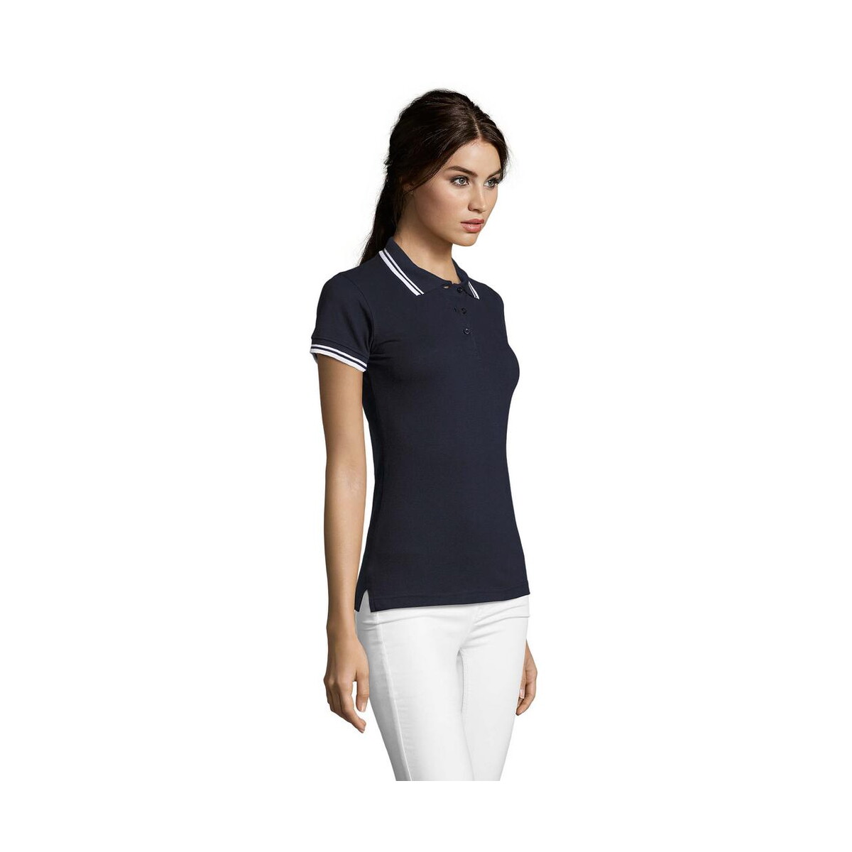 Koszulki polo z logo – pasadena damskie polo 200g pasadena women s00578-fw-side PASADENA damskie polo 200g PASADENA WOMEN s00578-fw-side