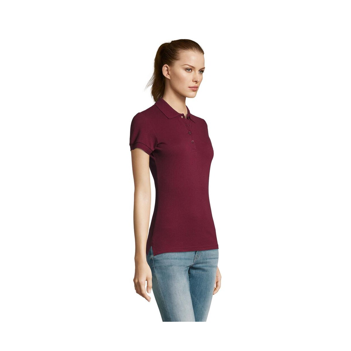 Koszulki polo z logo – passion damskie polo 170g passion s11338-bg-side PASSION Damskie POLO 170g PASSION s11338-bg-side
