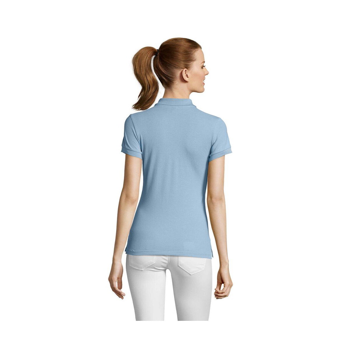 Koszulki polo z logo – passion damskie polo 170g passion s11338-sp-back PASSION Damskie POLO 170g PASSION s11338-sp-back