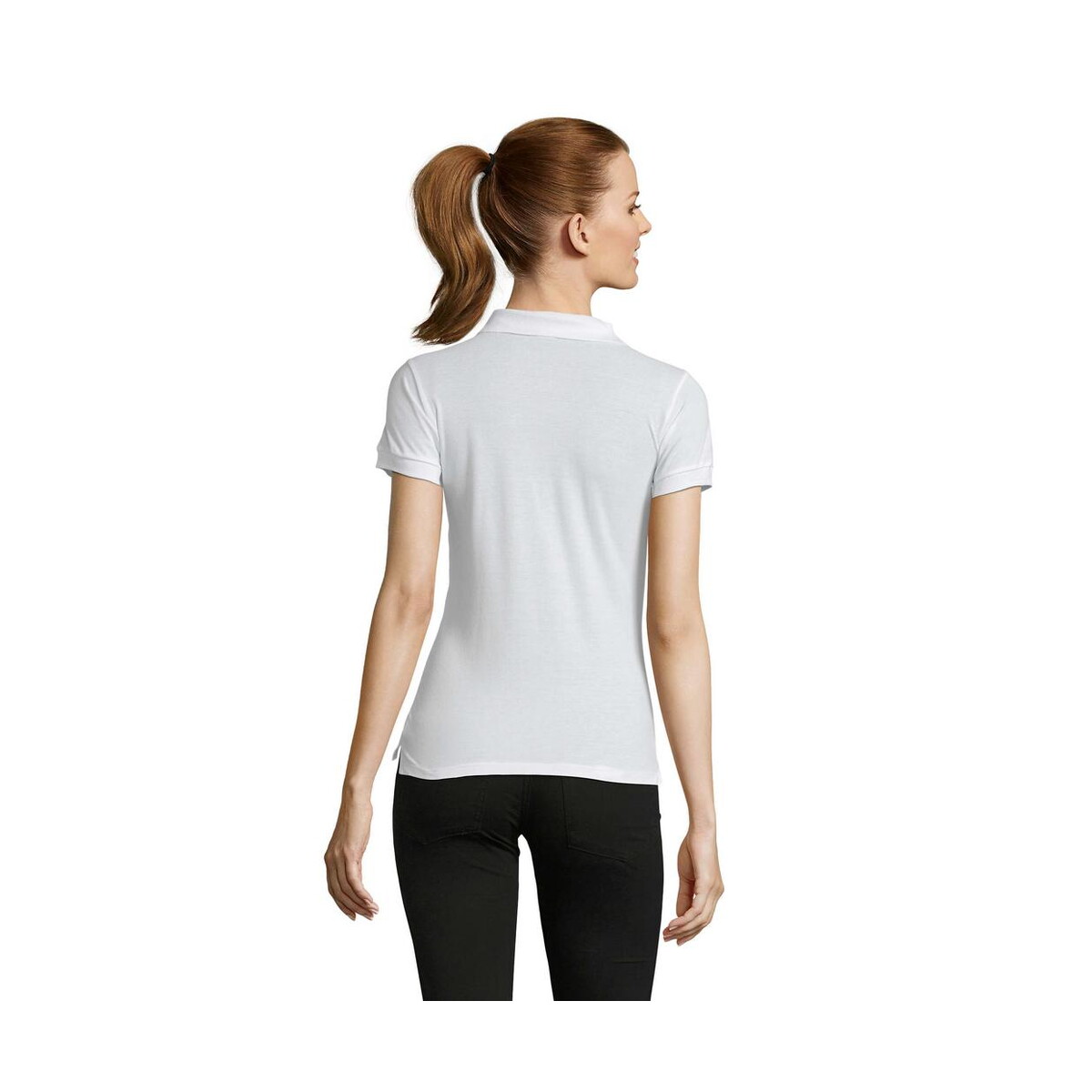 Koszulki polo z logo – passion damskie polo 170g passion s11338-wh-back PASSION Damskie POLO 170g PASSION s11338-wh-back