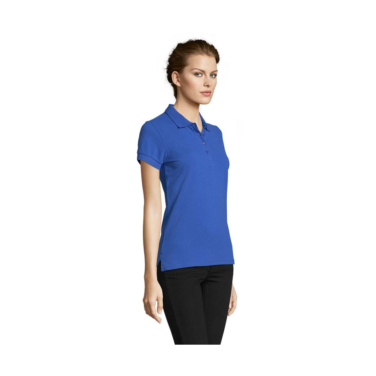 Koszulki polo z logo – people damskie polo 210g people s11310-rb-side PEOPLE Damskie POLO 210g PEOPLE s11310-rb-side