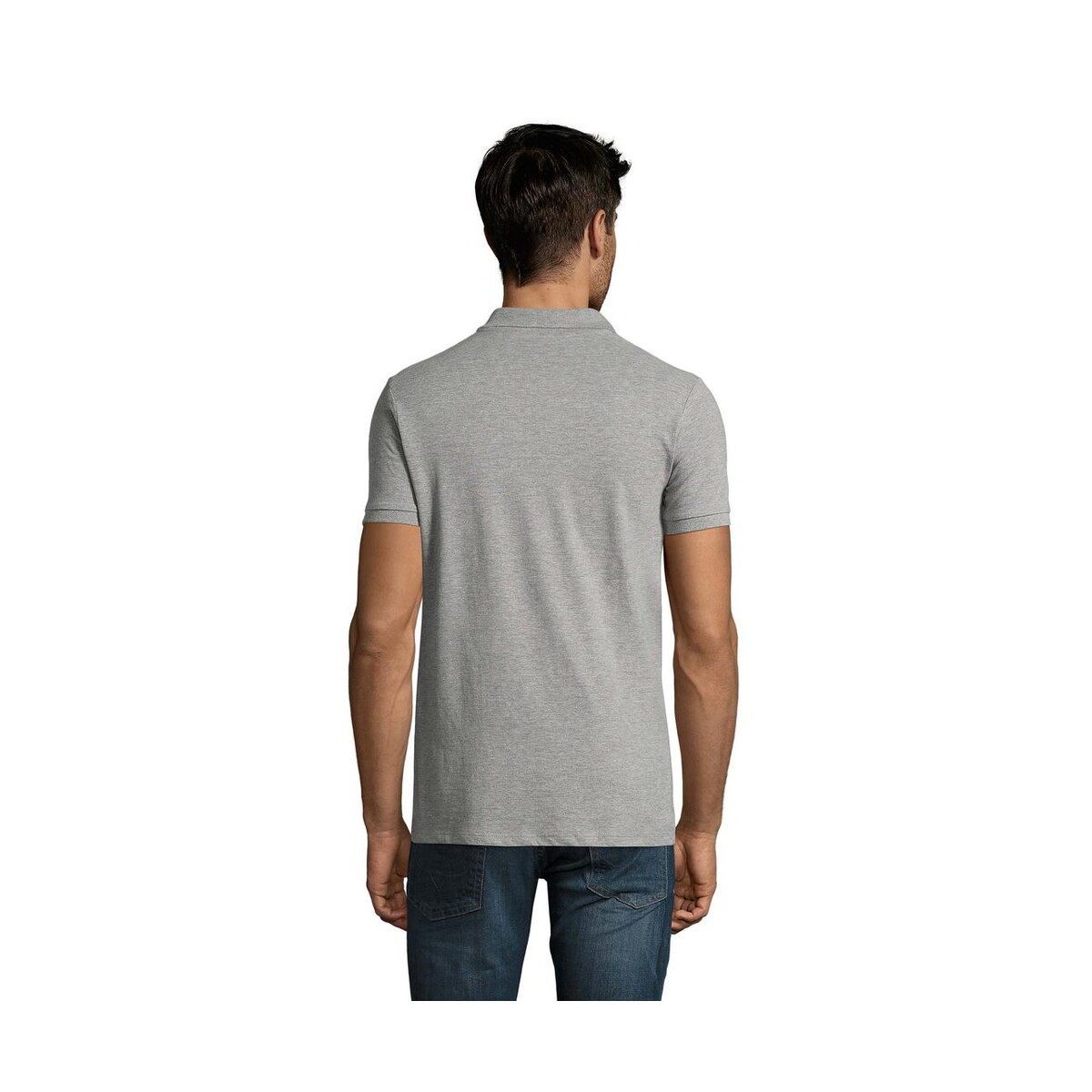 Koszulki polo z logo – perfect men polo 180g perfect men s11346-gy-back PERFECT MEN Polo 180g PERFECT MEN s11346-gy-back