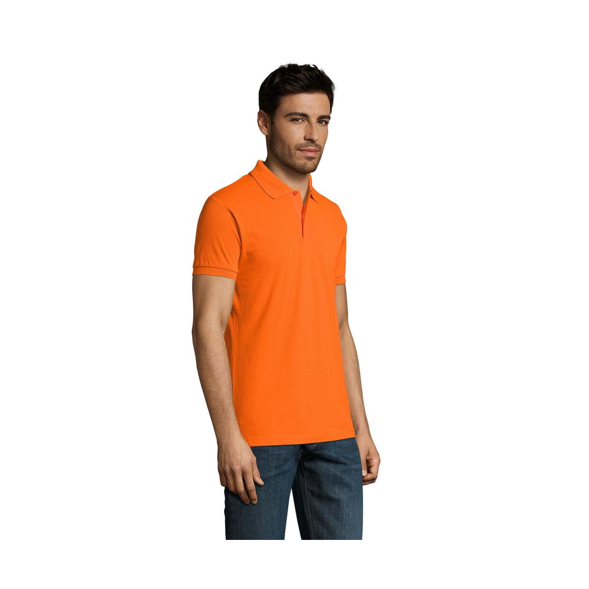 Koszulki polo z logo – perfect men polo 180g perfect men s11346-or-side PERFECT MEN Polo 180g PERFECT MEN s11346-or-side