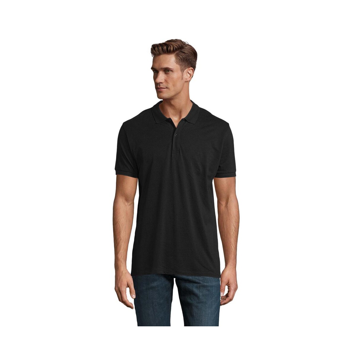 PLANET MEN polo 170g PLANET MEN s03566-bk
