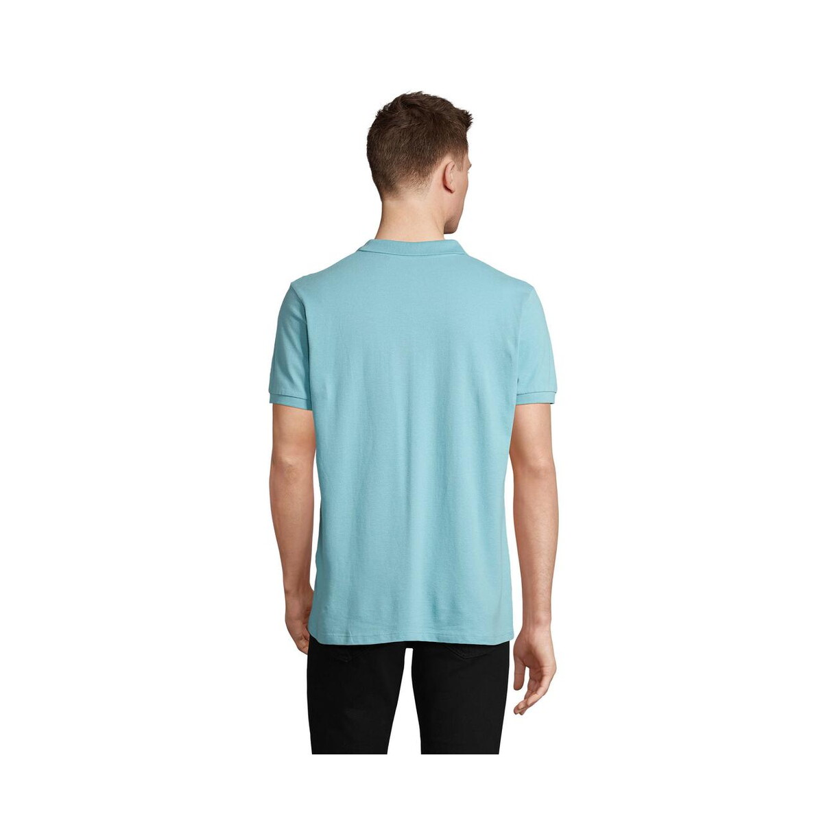 Koszulki polo z logo – planet men polo 170g planet men s03566-bp-back PLANET MEN polo 170g PLANET MEN s03566-bp-back