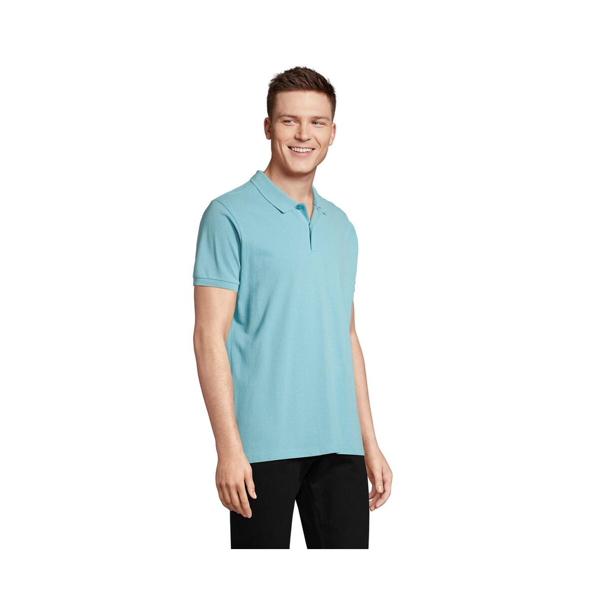 Koszulki polo z logo – planet men polo 170g planet men s03566-bp-side PLANET MEN polo 170g PLANET MEN s03566-bp-side