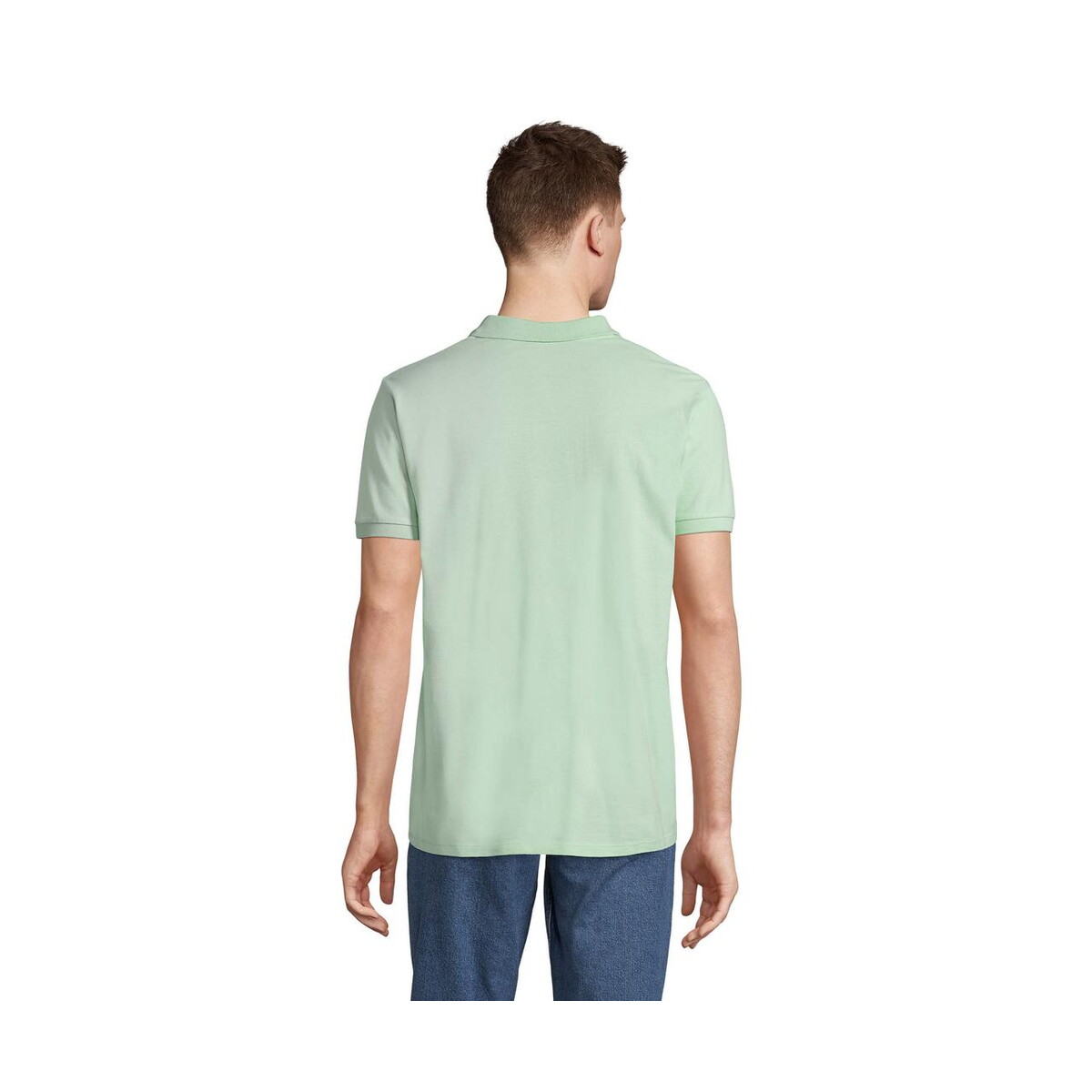 Koszulki polo z logo – planet men polo 170g planet men s03566-gn-side PLANET MEN polo 170g PLANET MEN s03566-gn-side