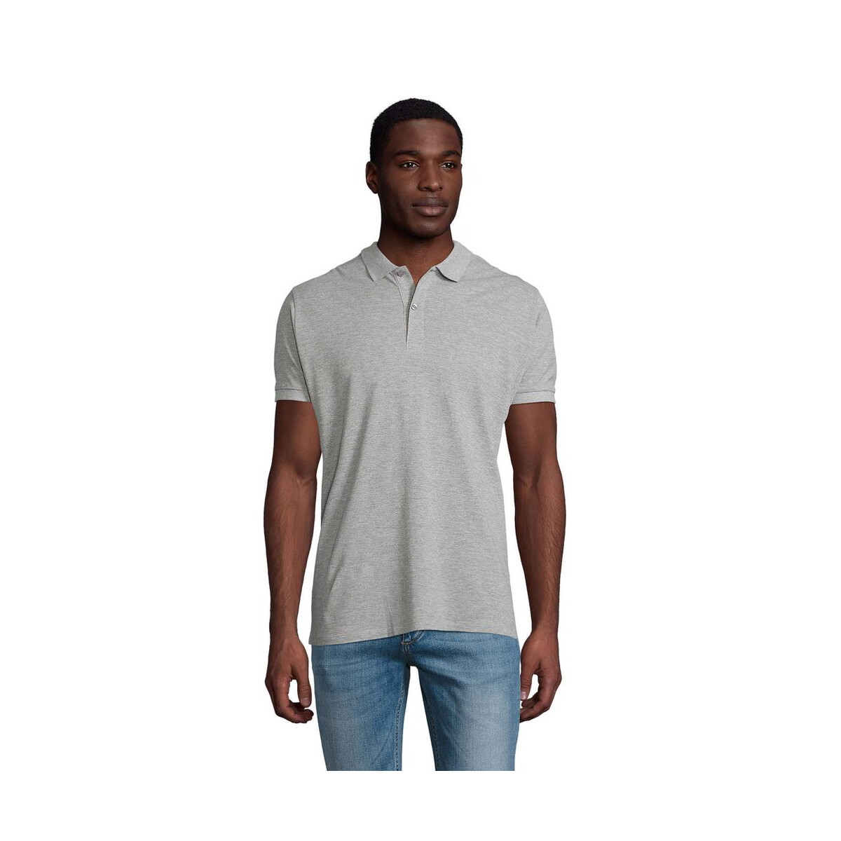 Koszulki polo z logo – planet men polo 170g planet men s03566-gy PLANET MEN polo 170g PLANET MEN s03566-gy