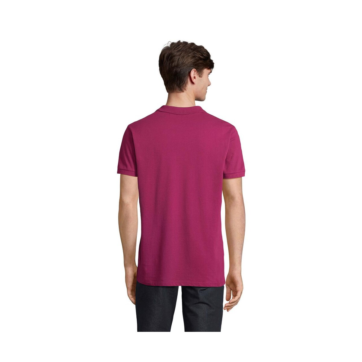 Koszulki polo z logo – planet men polo 170g planet men s03566-pa-back PLANET MEN polo 170g PLANET MEN s03566-pa-back