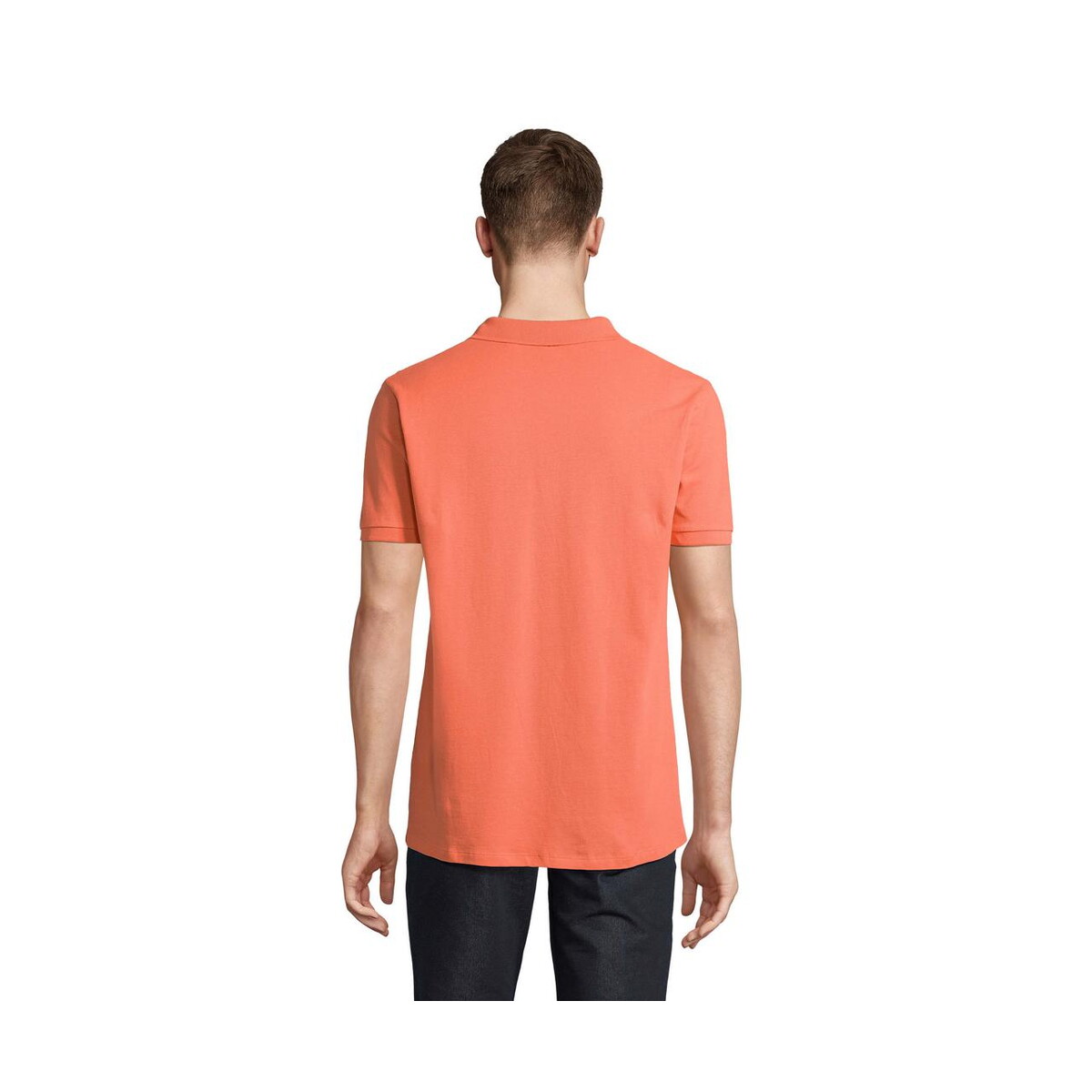 Koszulki polo z logo – planet men polo 170g planet men s03566-po-back PLANET MEN polo 170g PLANET MEN s03566-po-back