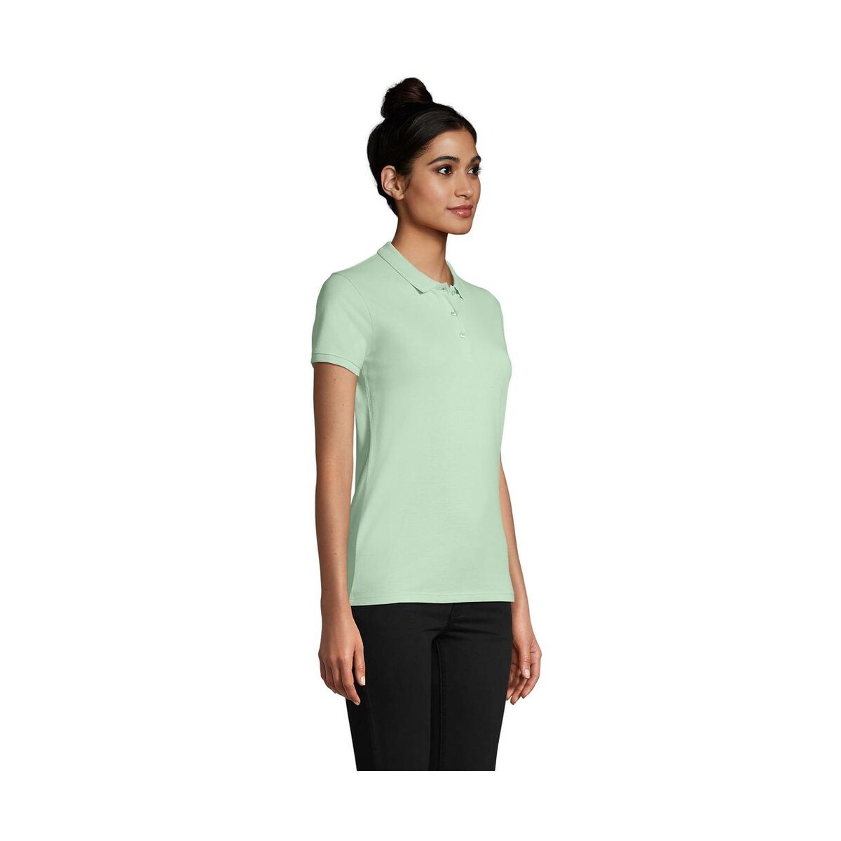 Koszulki polo z logo – planet women polo 170g planet women s03575-gn-back PLANET WOMEN polo 170g PLANET WOMEN s03575-gn-back