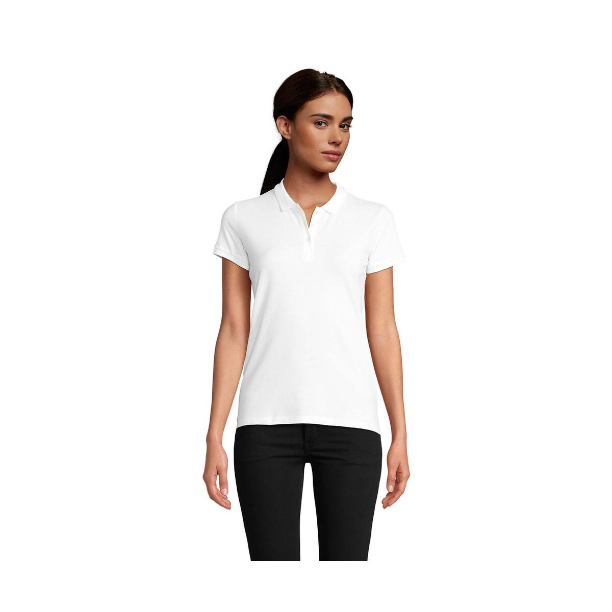Koszulki polo z logo – planet women polo 170g planet women s03575-wh PLANET WOMEN polo 170g PLANET WOMEN s03575-wh