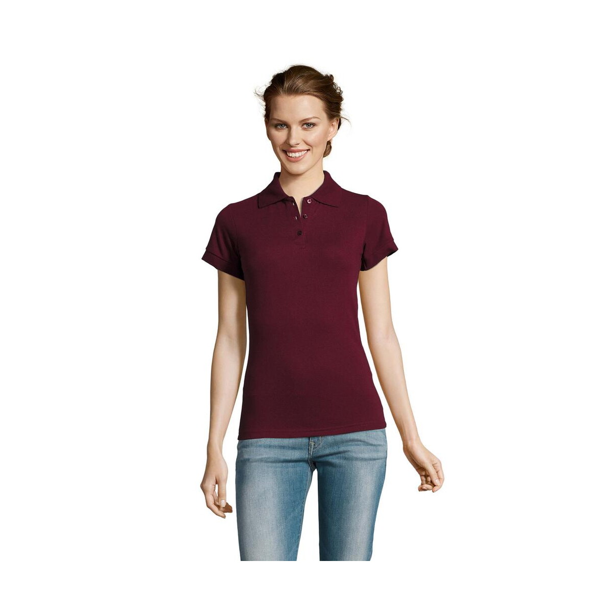 Koszulki polo z logo – prime damskie polo 200g prime women s00573-bg PRIME Damskie POLO 200g PRIME WOMEN s00573-bg