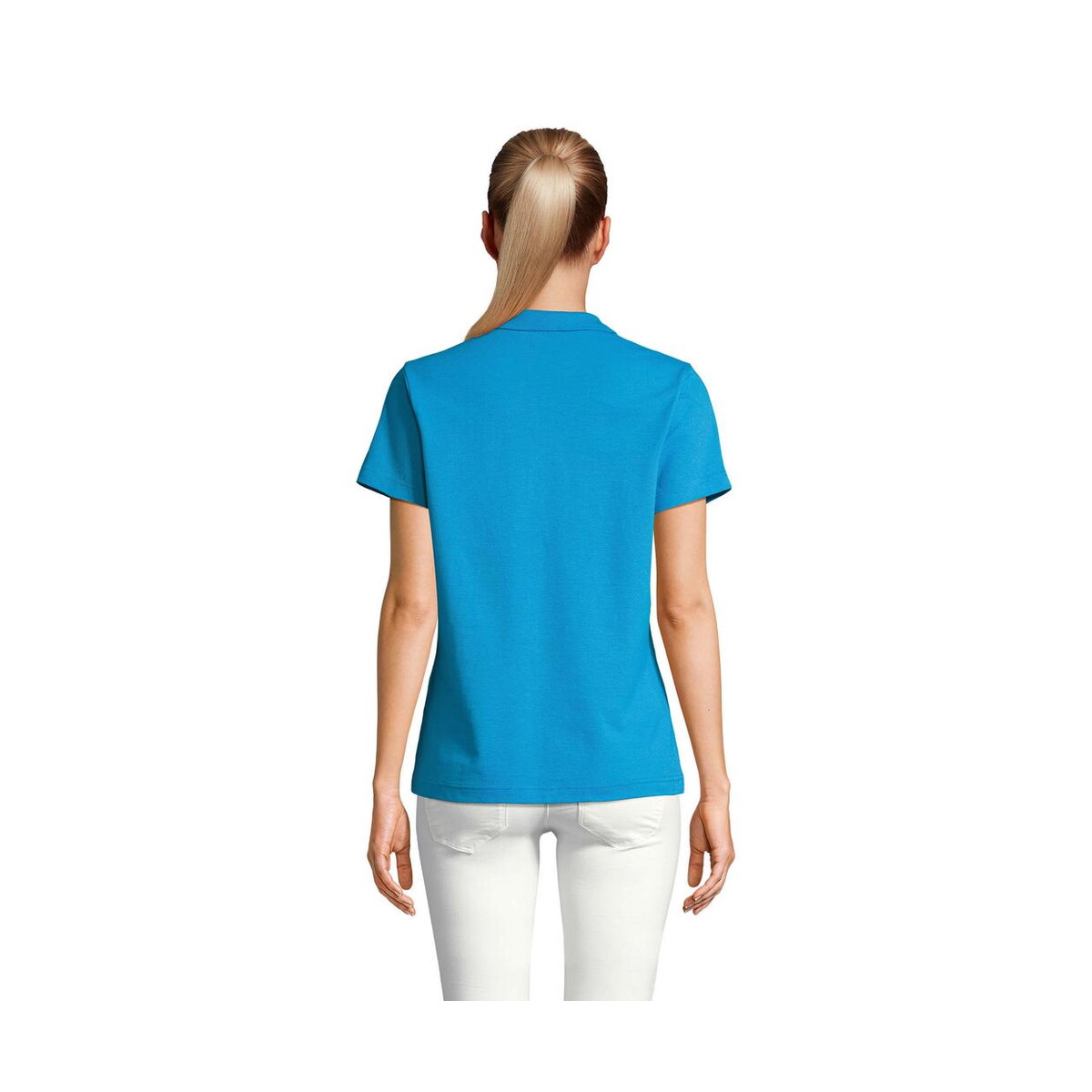 Koszulki polo z logo – pulse women polo pulse women s04501-aq-back PULSE WOMEN POLO PULSE WOMEN s04501-aq-back