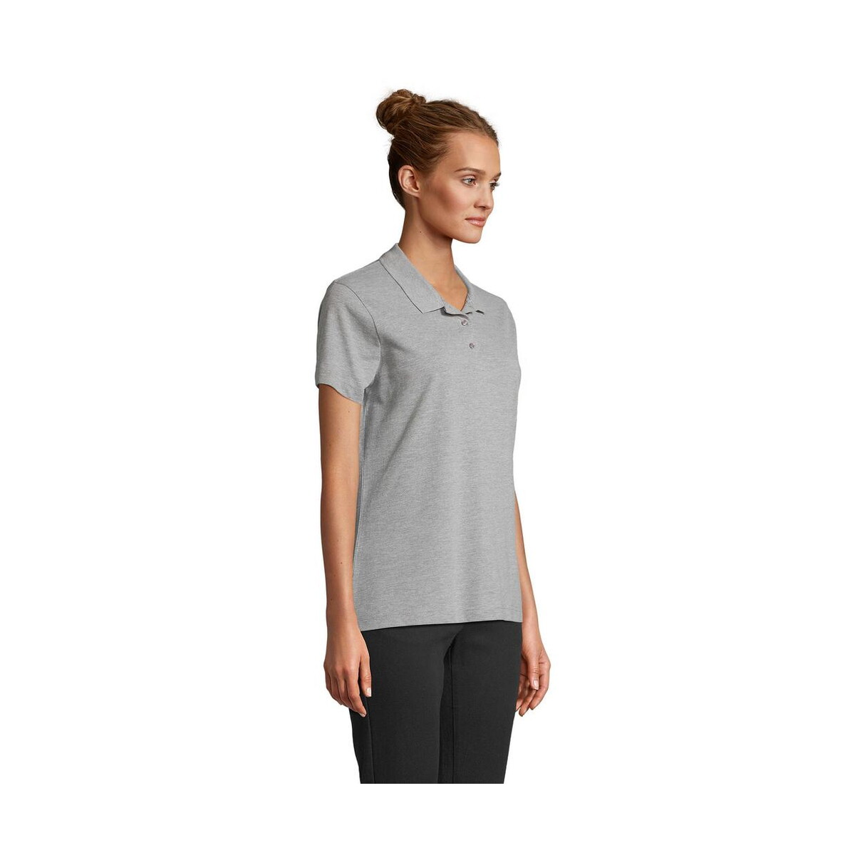 Koszulki polo z logo – pulse women polo pulse women s04501-gy-side PULSE WOMEN POLO PULSE WOMEN s04501-gy-side