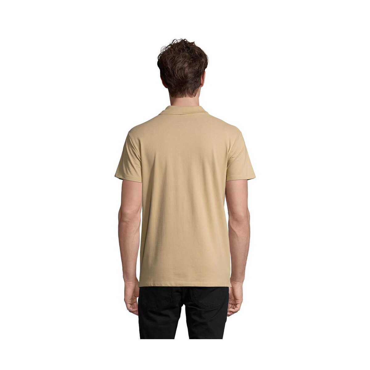 Koszulki polo z logo – spring ii men polo 210g spring ii s11362-sa-back SPRING II MEN Polo 210g SPRING II s11362-sa-back