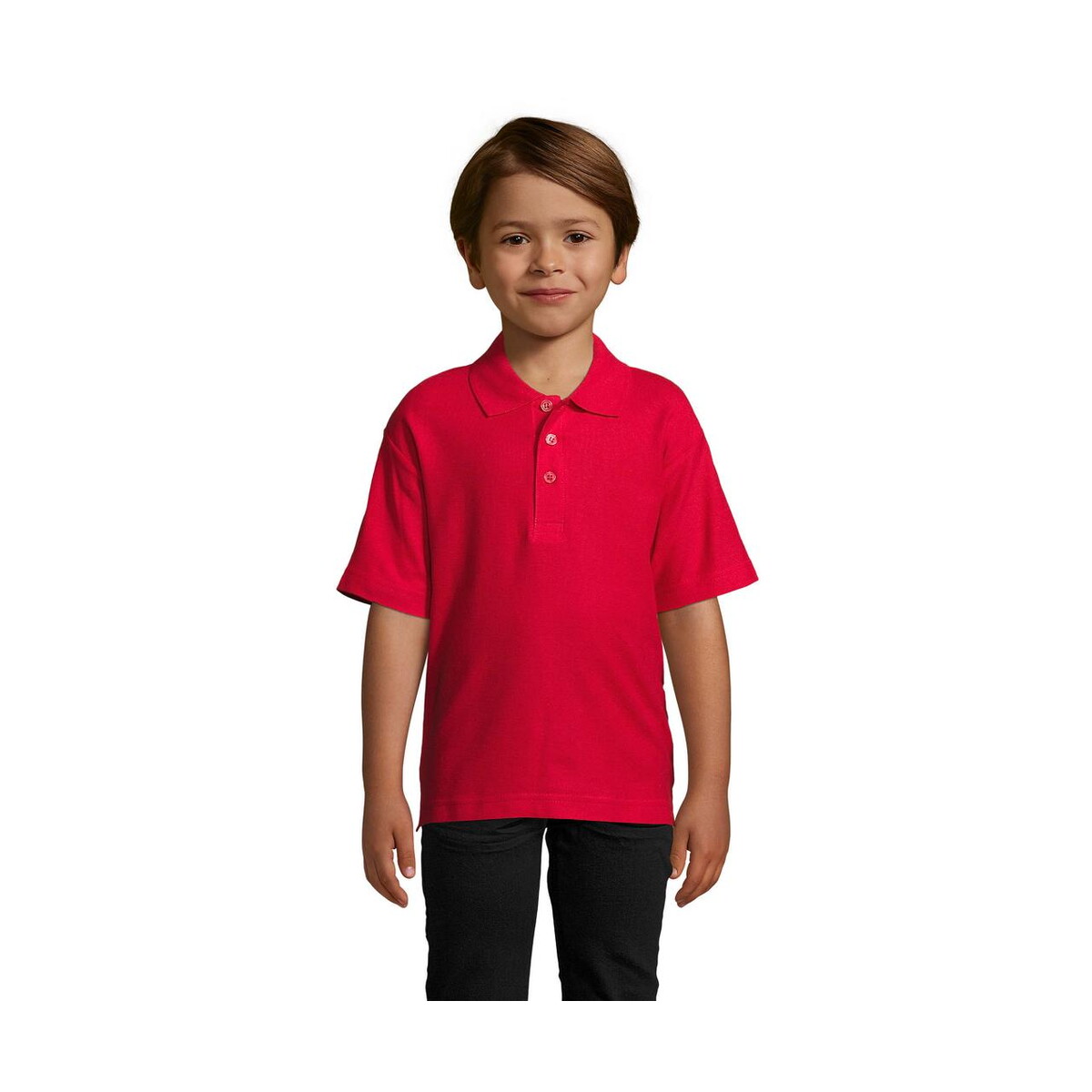 Koszulki polo z logo – summer ii kids polo 170g summer ii kids s11344-rd SUMMER II KIDS Polo 170g SUMMER II KIDS s11344-rd