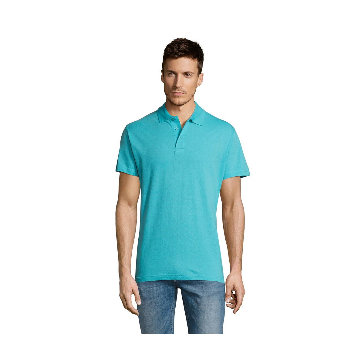 Koszulki polo z logo – summer ii men polo 170g summer ii s11342-al SUMMER II MEN polo 170g SUMMER II s11342-al