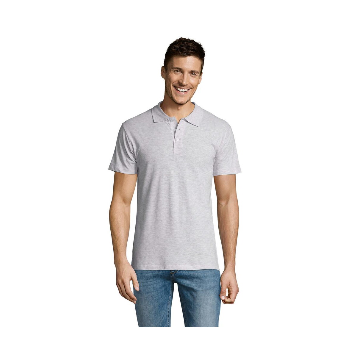 Koszulki polo z logo – summer ii men polo 170g summer ii s11342-as SUMMER II MEN polo 170g SUMMER II s11342-as