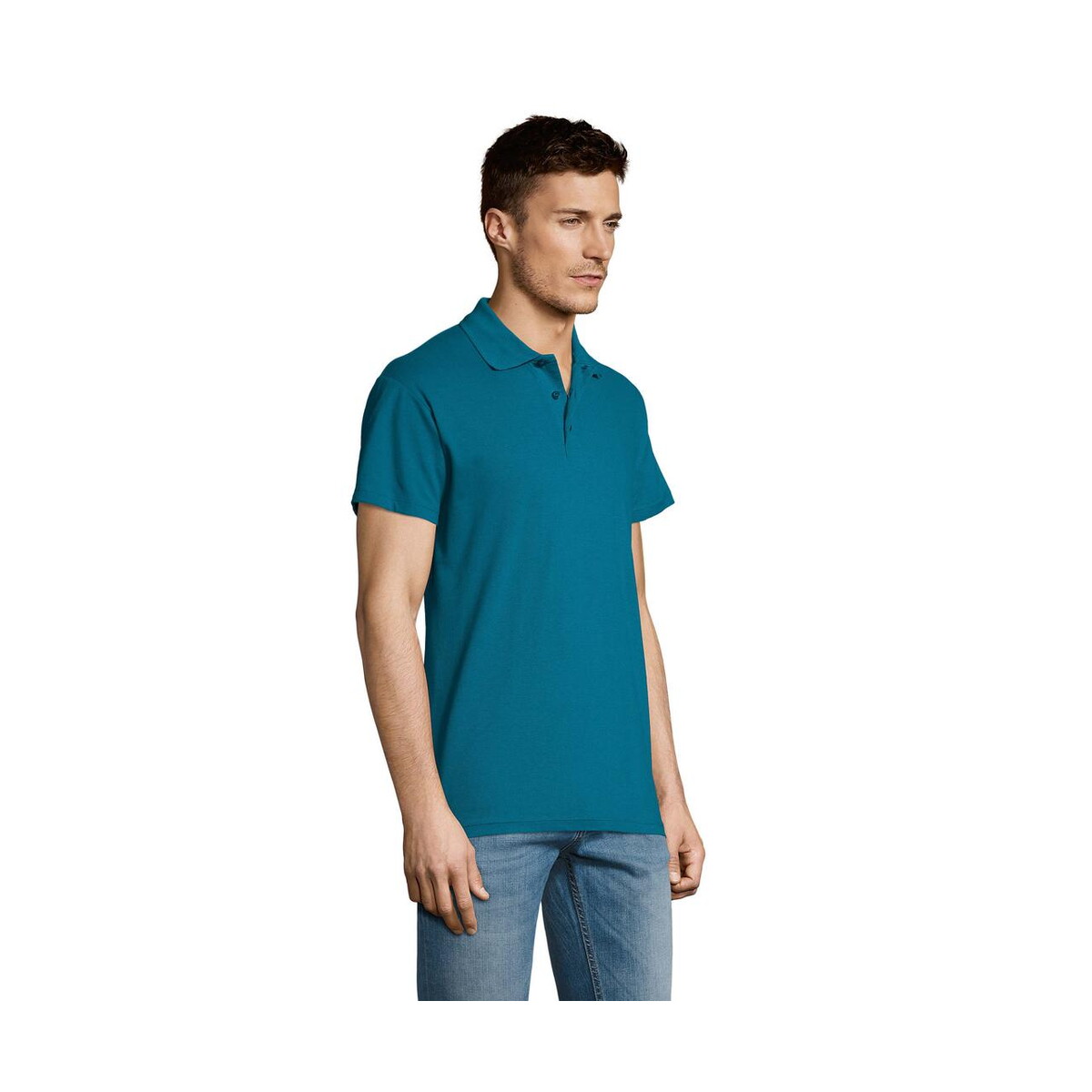 Koszulki polo z logo – summer ii men polo 170g summer ii s11342-du-side SUMMER II MEN polo 170g SUMMER II s11342-du-side