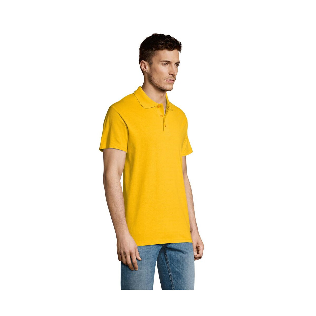 Koszulki polo z logo – summer ii men polo 170g summer ii s11342-go-side SUMMER II MEN polo 170g SUMMER II s11342-go-side