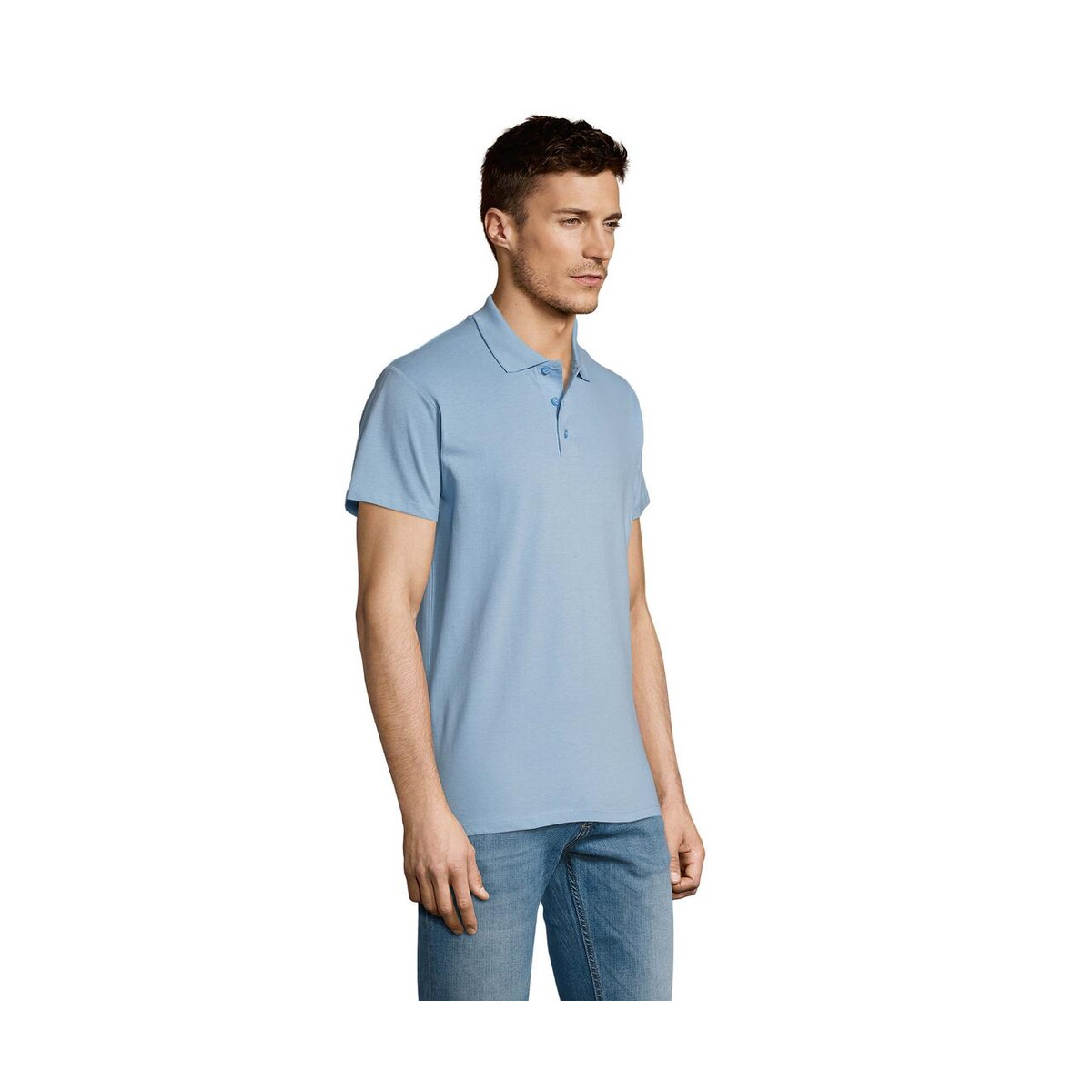 Koszulki polo z logo – summer ii men polo 170g summer ii s11342-sp-side SUMMER II MEN polo 170g SUMMER II s11342-sp-side