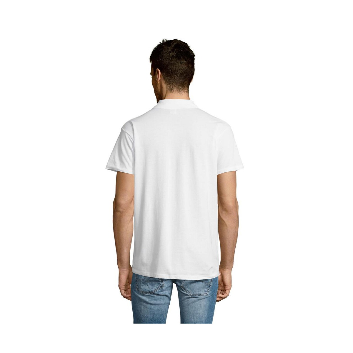 Koszulki polo z logo – summer ii men polo 170g summer ii s11342-wh-back SUMMER II MEN polo 170g SUMMER II s11342-wh-back