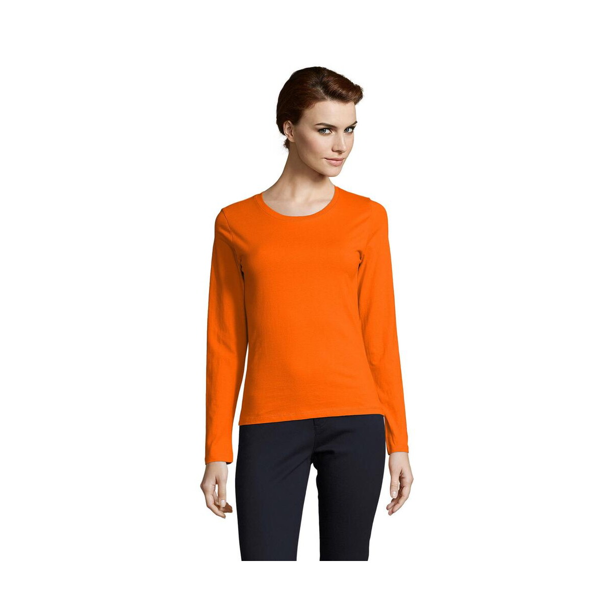 Koszulki z logo – imperial damska bluzka 190 imperial lsl women s02075-or IMPERIAL damska bluzka 190 IMPERIAL LSL WOMEN s02075-or