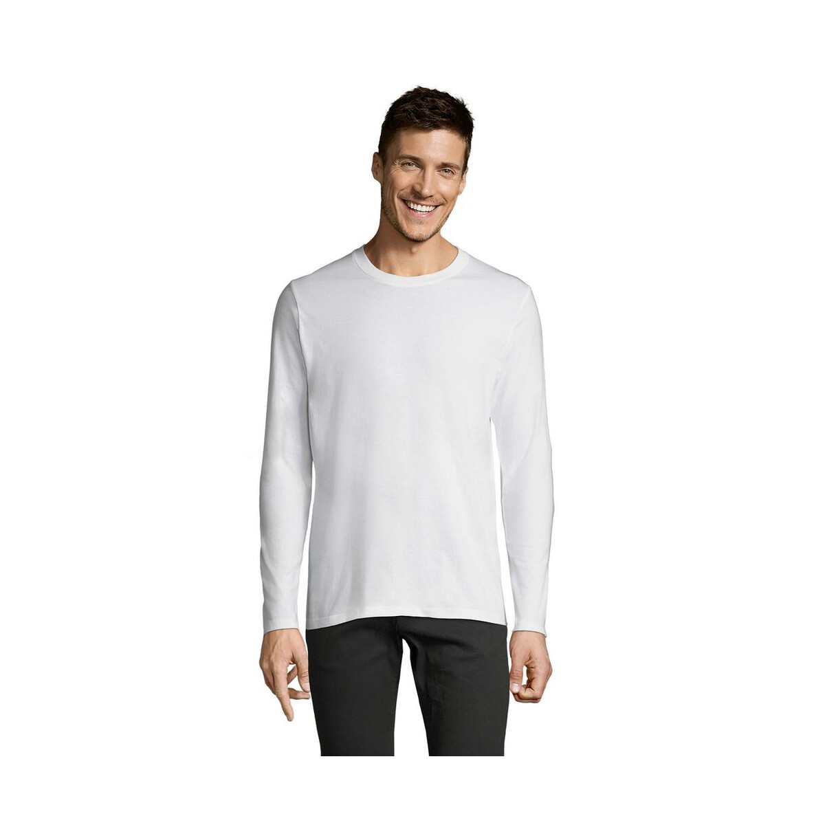 Koszulki z logo – imperial lsl men t-shirt 190g imperial lsl men s02074-wh IMPERIAL LSL MEN t-shirt 190g IMPERIAL LSL MEN s02074-wh