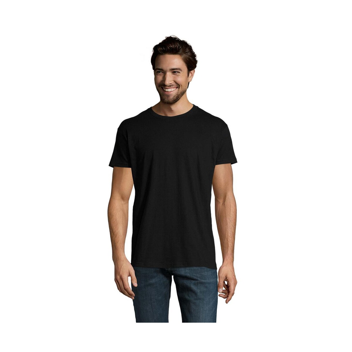 Koszulki z logo – imperial men t-shirt 190g imperial s11500-db IMPERIAL MEN T-Shirt 190g IMPERIAL s11500-db