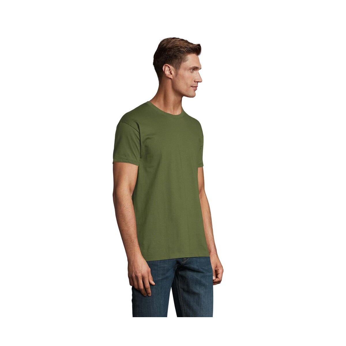 Koszulki z logo – imperial men t-shirt 190g imperial s11500-dk-side IMPERIAL MEN T-Shirt 190g IMPERIAL s11500-dk-side