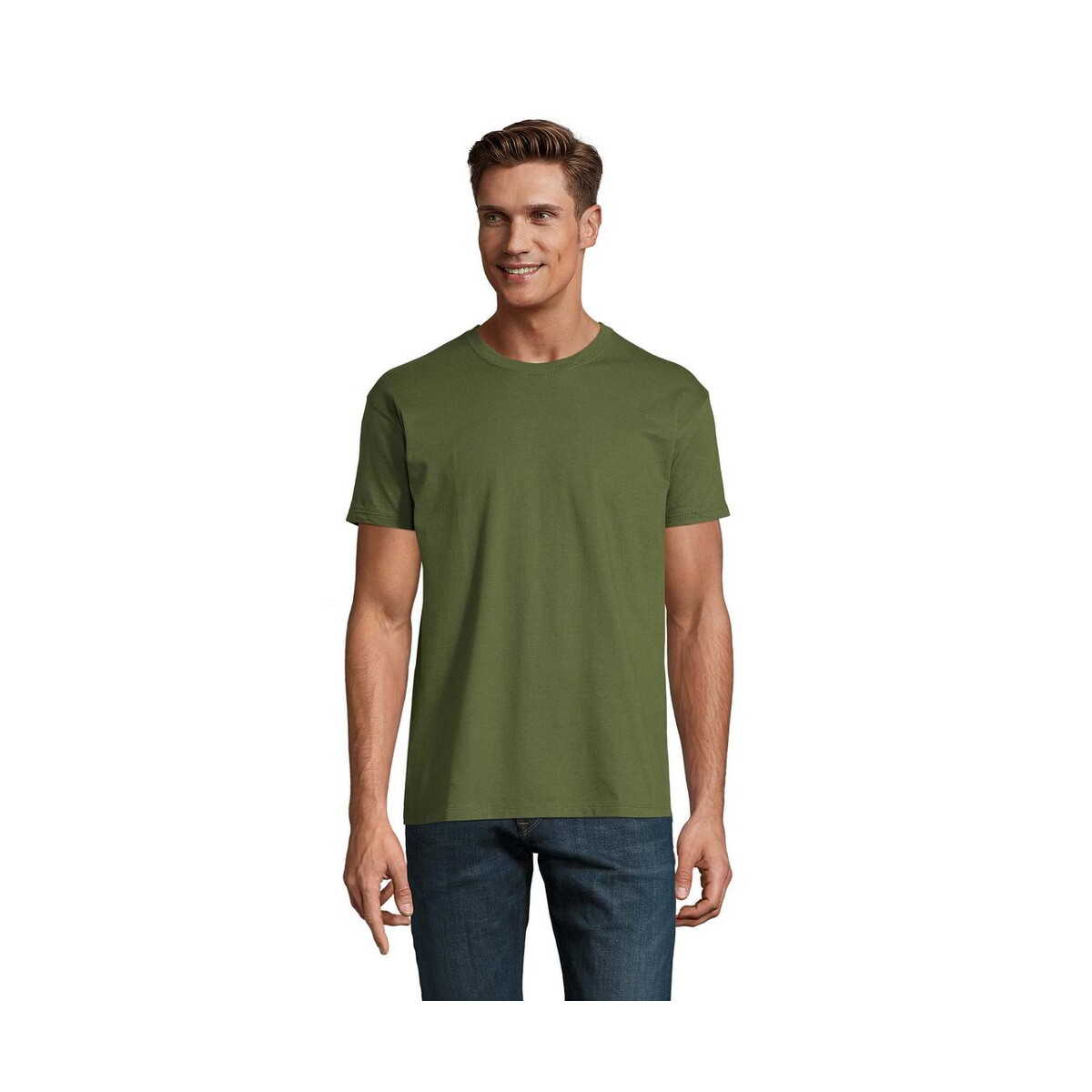 Koszulki z logo – imperial men t-shirt 190g imperial s11500-dk IMPERIAL MEN T-Shirt 190g IMPERIAL s11500-dk