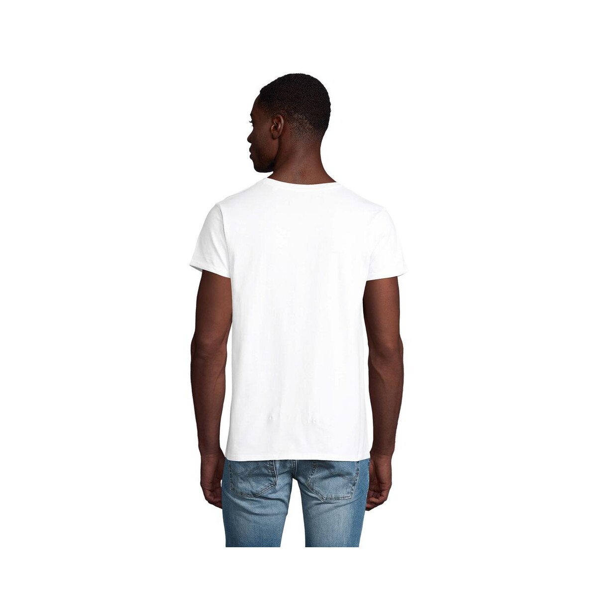 Koszulki z logo – koszulka męska pioneer 175g pioneer men s03565-wh-side Koszulka męska PIONEER 175g PIONEER MEN s03565-wh-side