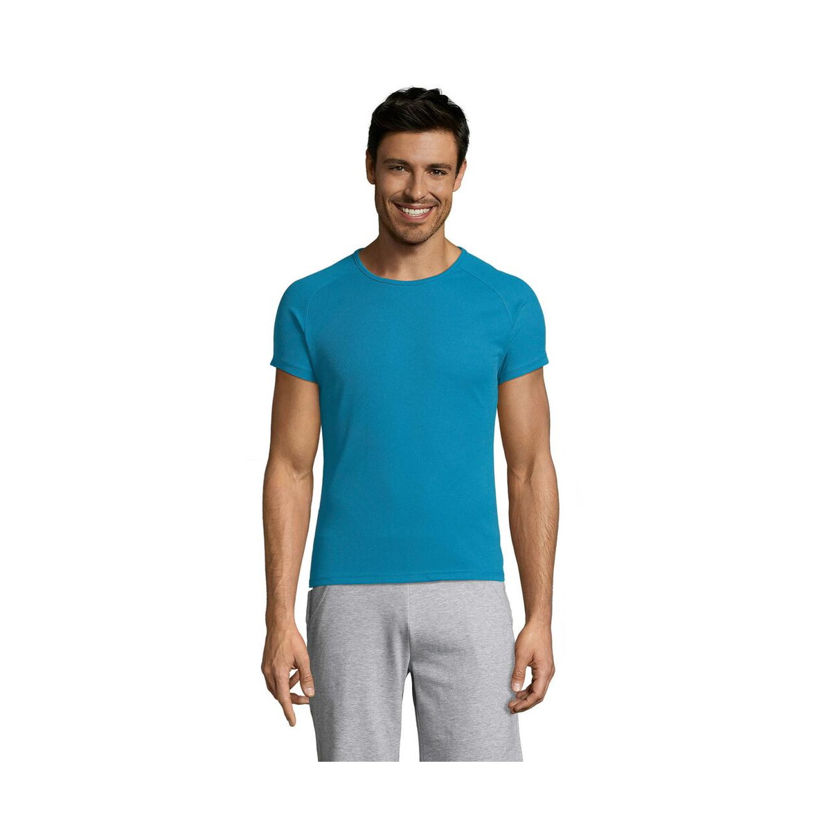 Koszulki z logo – koszulka męska sporty sporty s11939-aq Koszulka męska SPORTY SPORTY s11939-aq