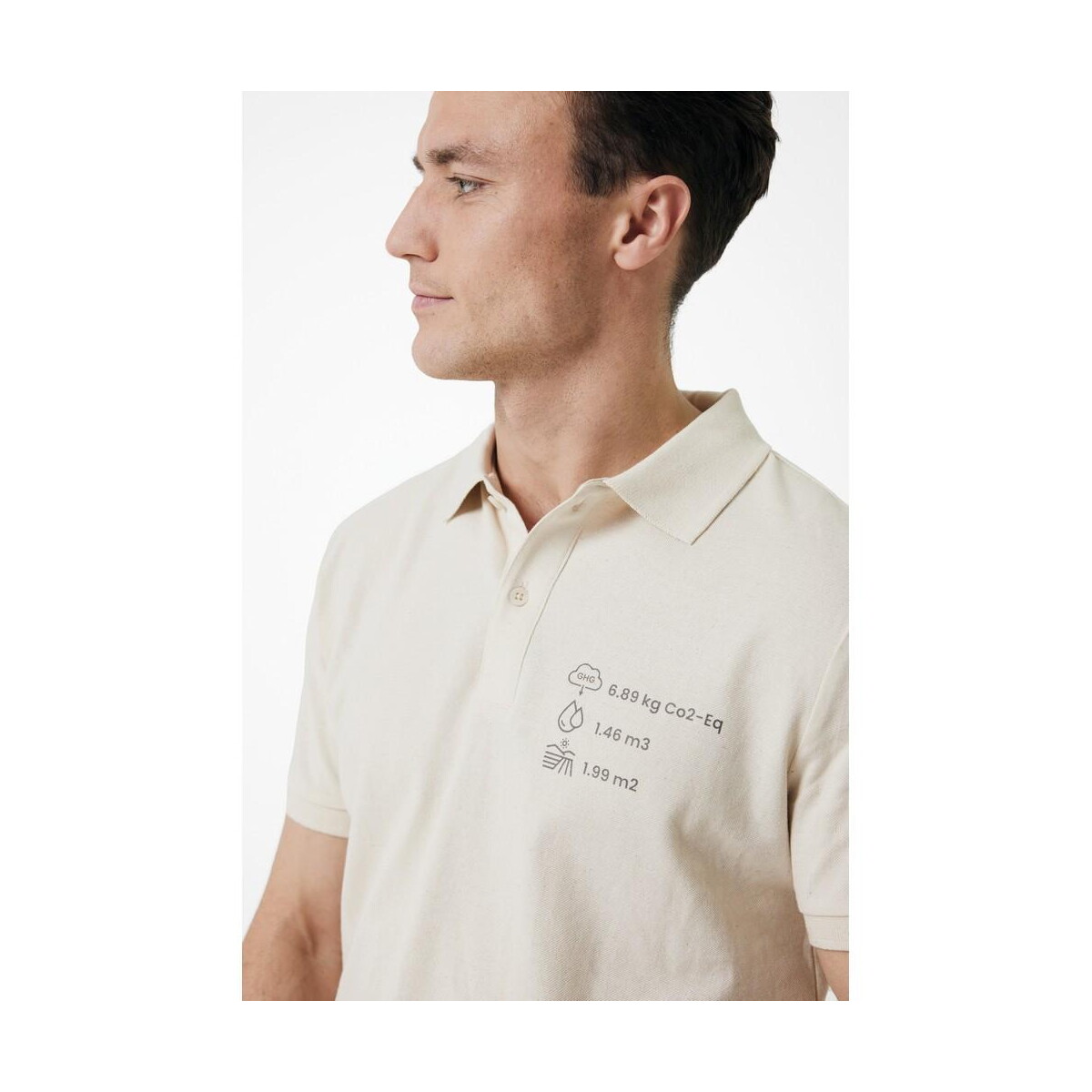 Koszulki z logo – koszulka polo z bawełny z recyklingu iqoniq yosemite T9200.018__D_101 Koszulka polo z bawełny z recyklingu Iqoniq Yosemite T9200.018__D_101