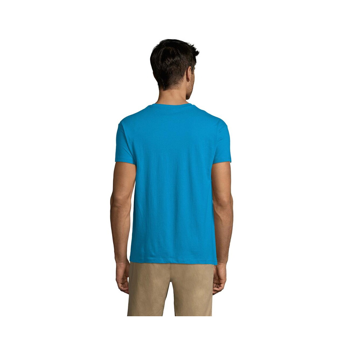 Koszulki z logo – koszulka regent unisex 150g regent s11380-aq-back Koszulka REGENT Unisex 150g REGENT s11380-aq-back