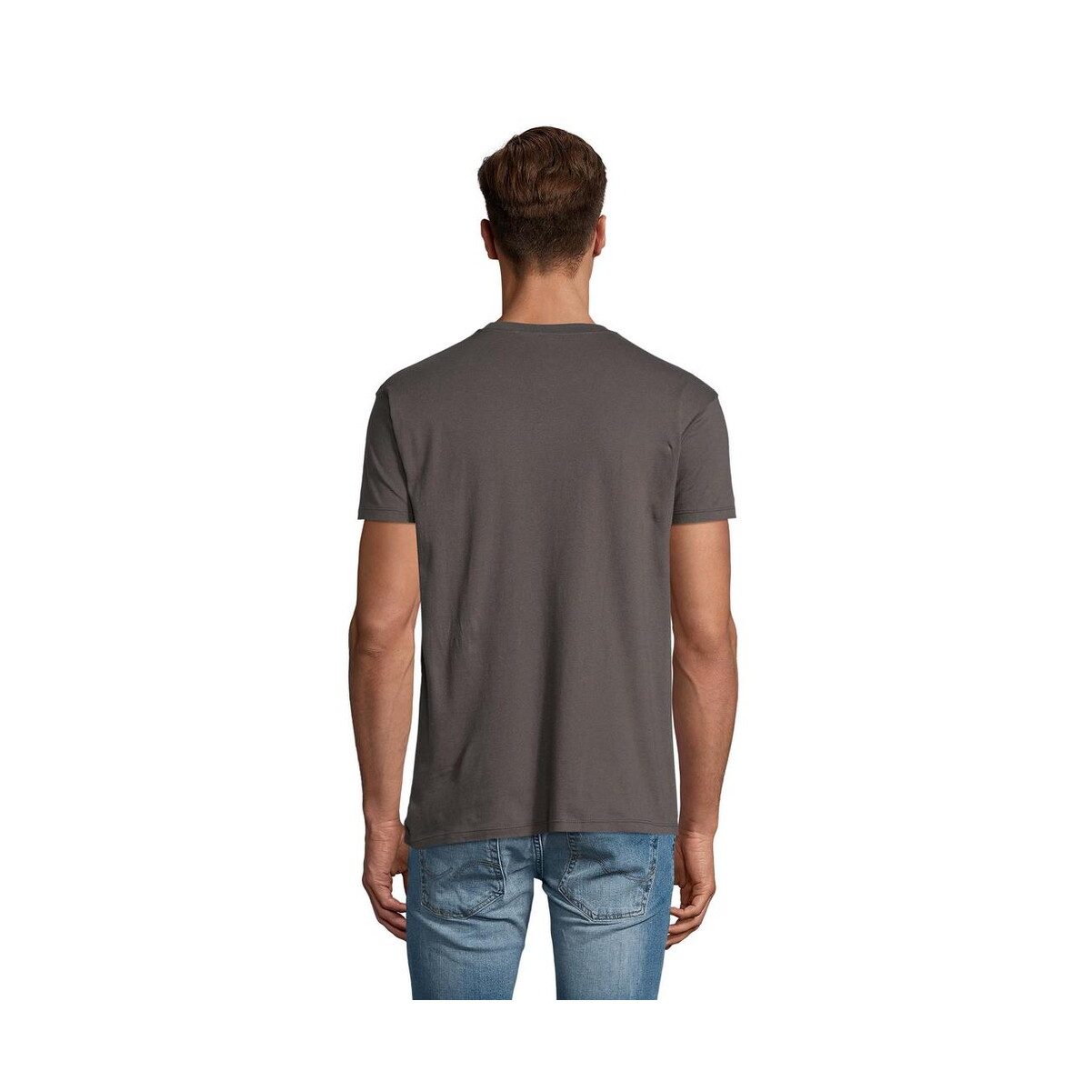 Koszulki z logo – koszulka regent unisex 150g regent s11380-dg-back Koszulka REGENT Unisex 150g REGENT s11380-dg-back