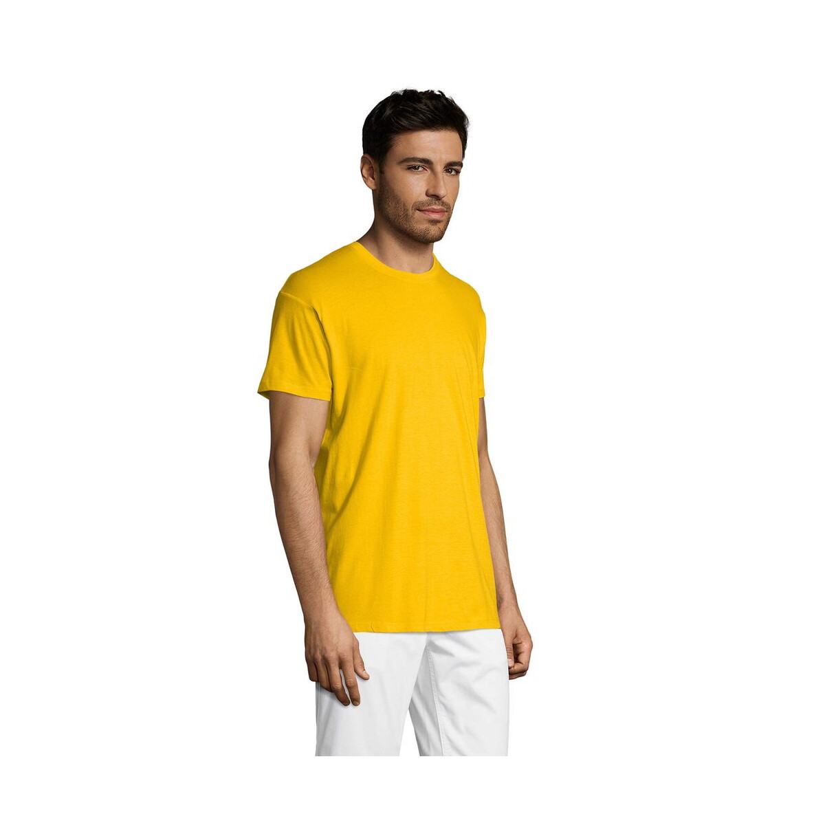 Koszulki z logo – koszulka regent unisex 150g regent s11380-go-side Koszulka REGENT Unisex 150g REGENT s11380-go-side