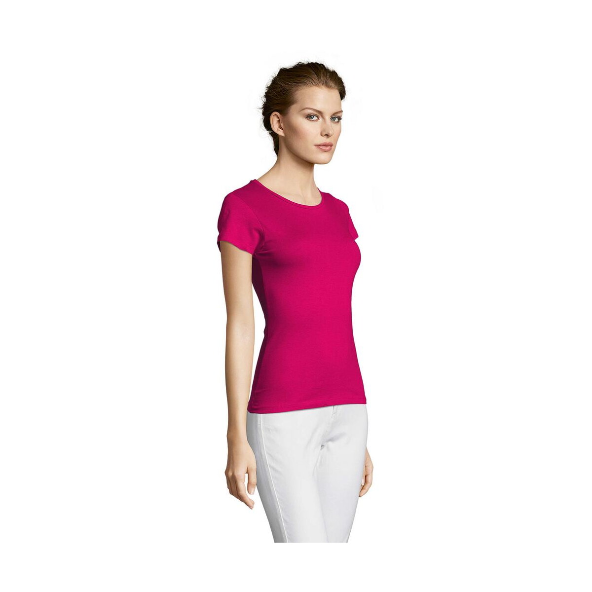 Koszulki z logo – miss damski t-shirt 150g miss s11386-fu-side MISS Damski T-SHIRT 150g MISS s11386-fu-side