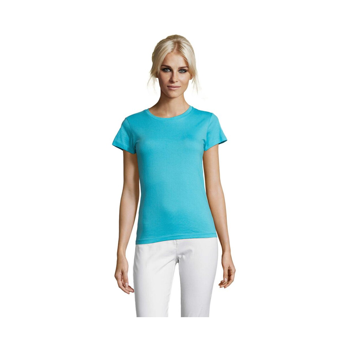 Koszulki z logo – regent damski t-shirt 150g regent women s01825-al REGENT Damski T-Shirt 150g REGENT WOMEN s01825-al