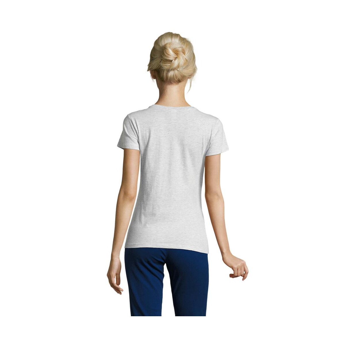 Koszulki z logo – regent damski t-shirt 150g regent women s01825-as-back REGENT Damski T-Shirt 150g REGENT WOMEN s01825-as-back