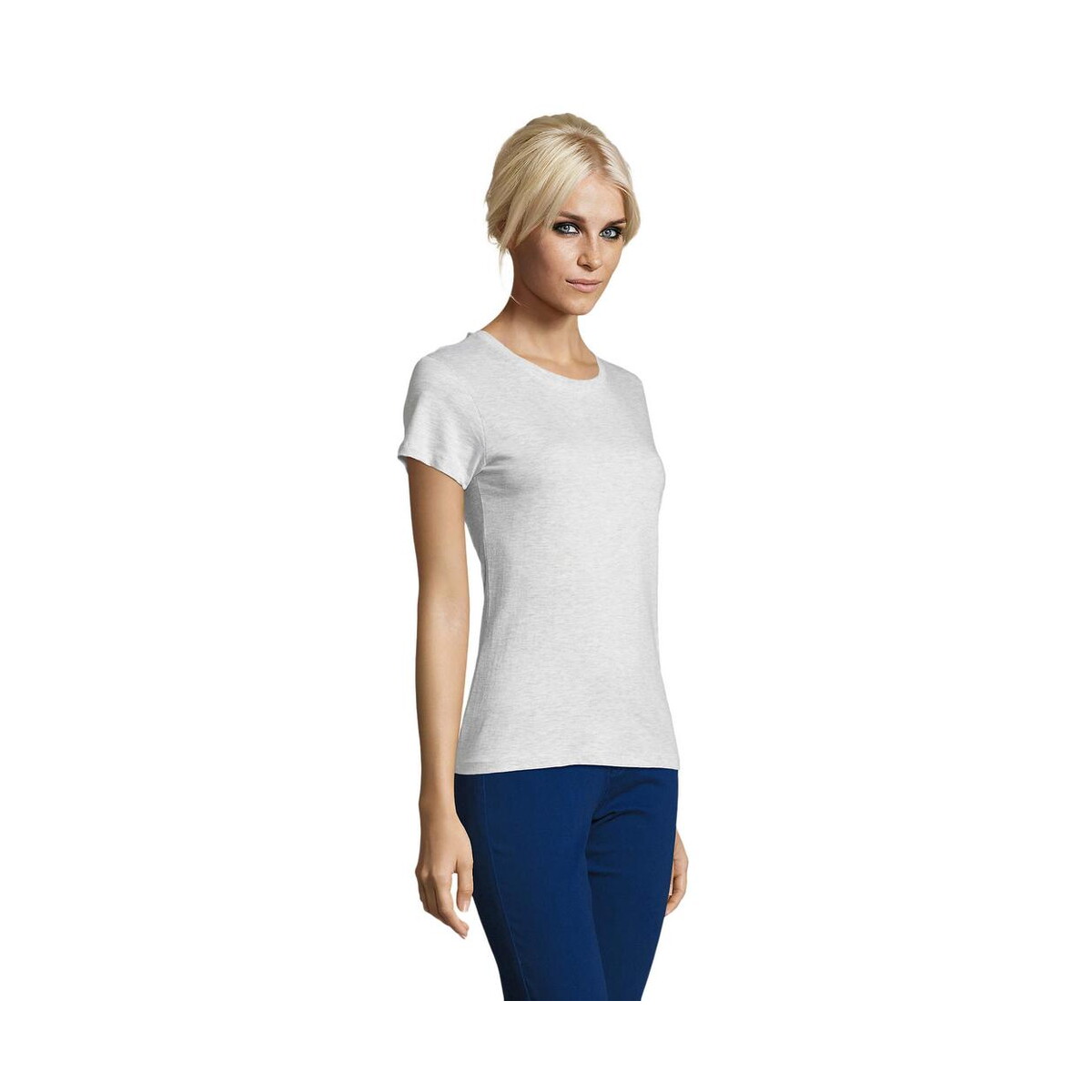 Koszulki z logo – regent damski t-shirt 150g regent women s01825-as-side REGENT Damski T-Shirt 150g REGENT WOMEN s01825-as-side