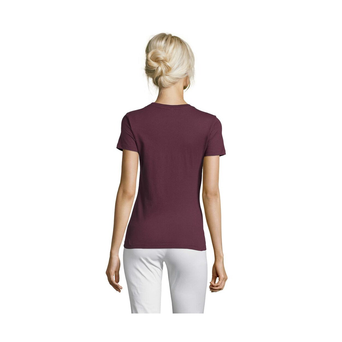 Koszulki z logo – regent damski t-shirt 150g regent women s01825-bg-back REGENT Damski T-Shirt 150g REGENT WOMEN s01825-bg-back